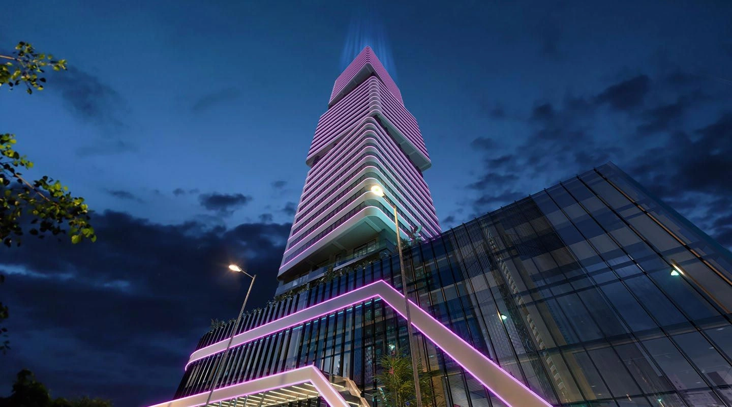 Residential complex in the tourist center of Batumi Georgia