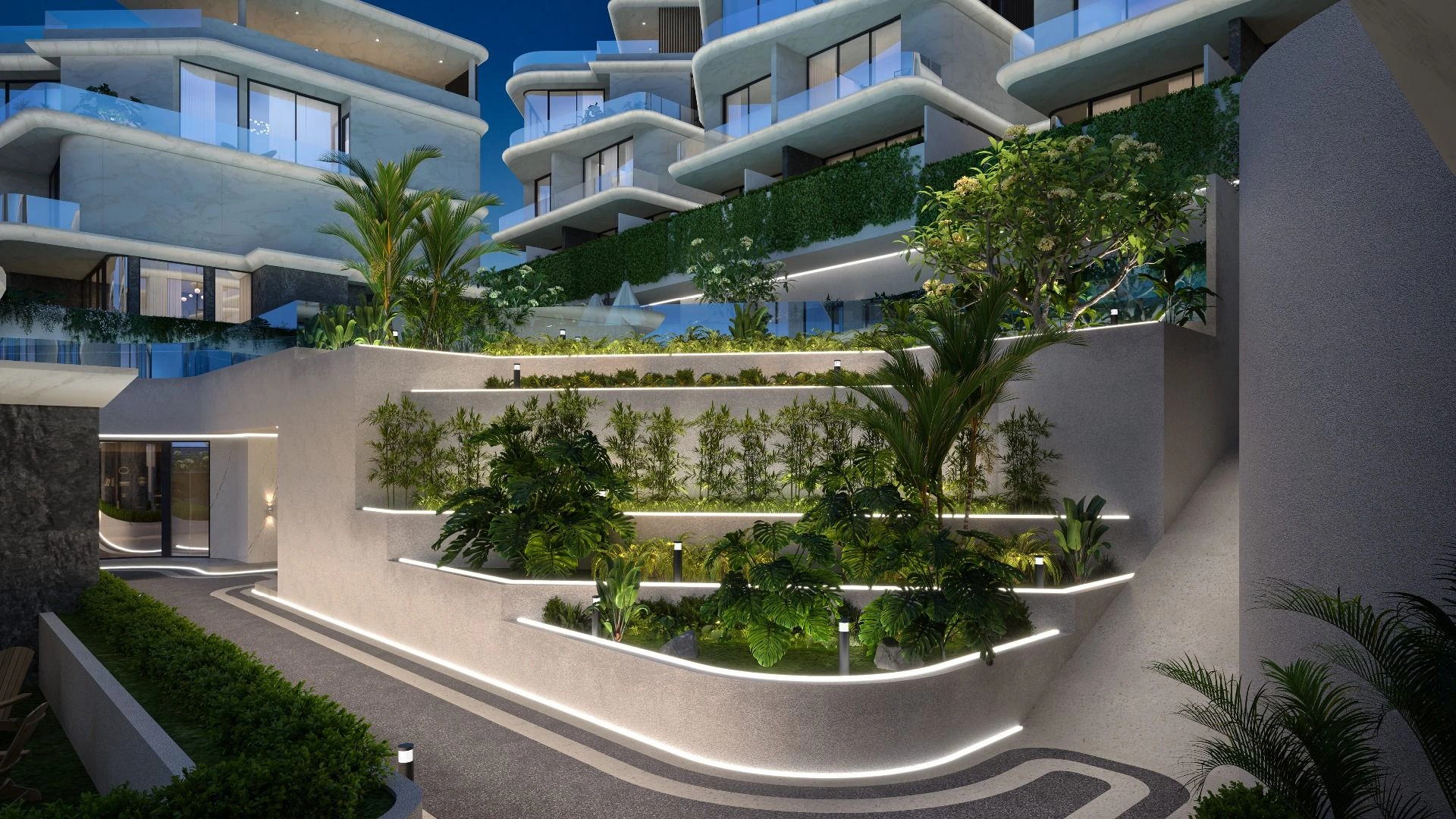 Жилой комплекс на пляже Лаян