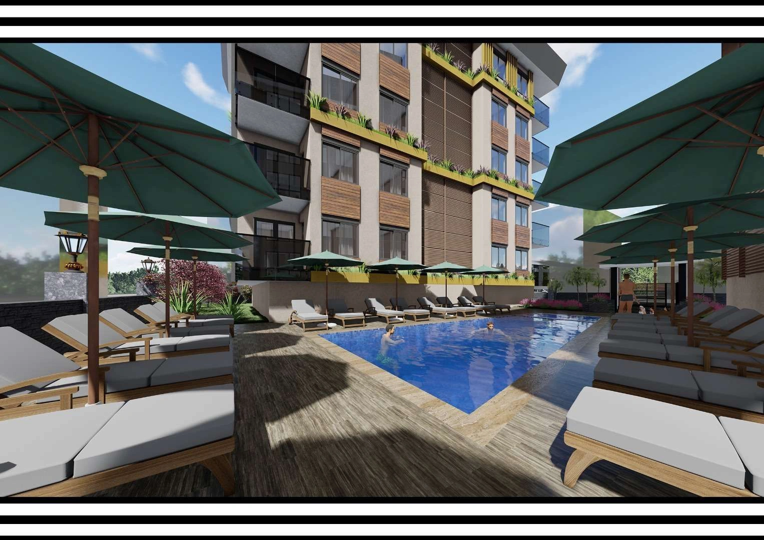 Приватный бизнес-класс комплекс в Алании, город Турции