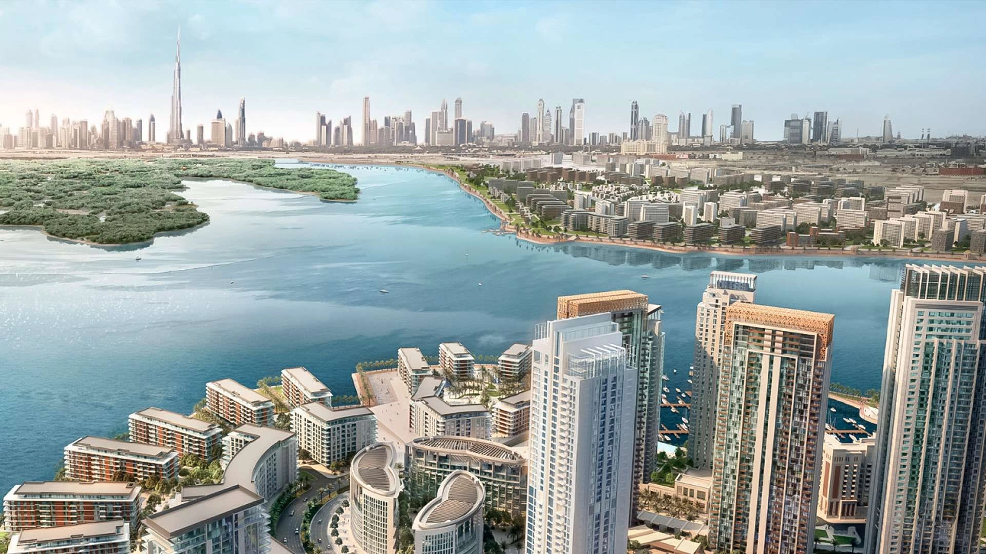 Новый проект высотного здания в Dubai Creek Harbor