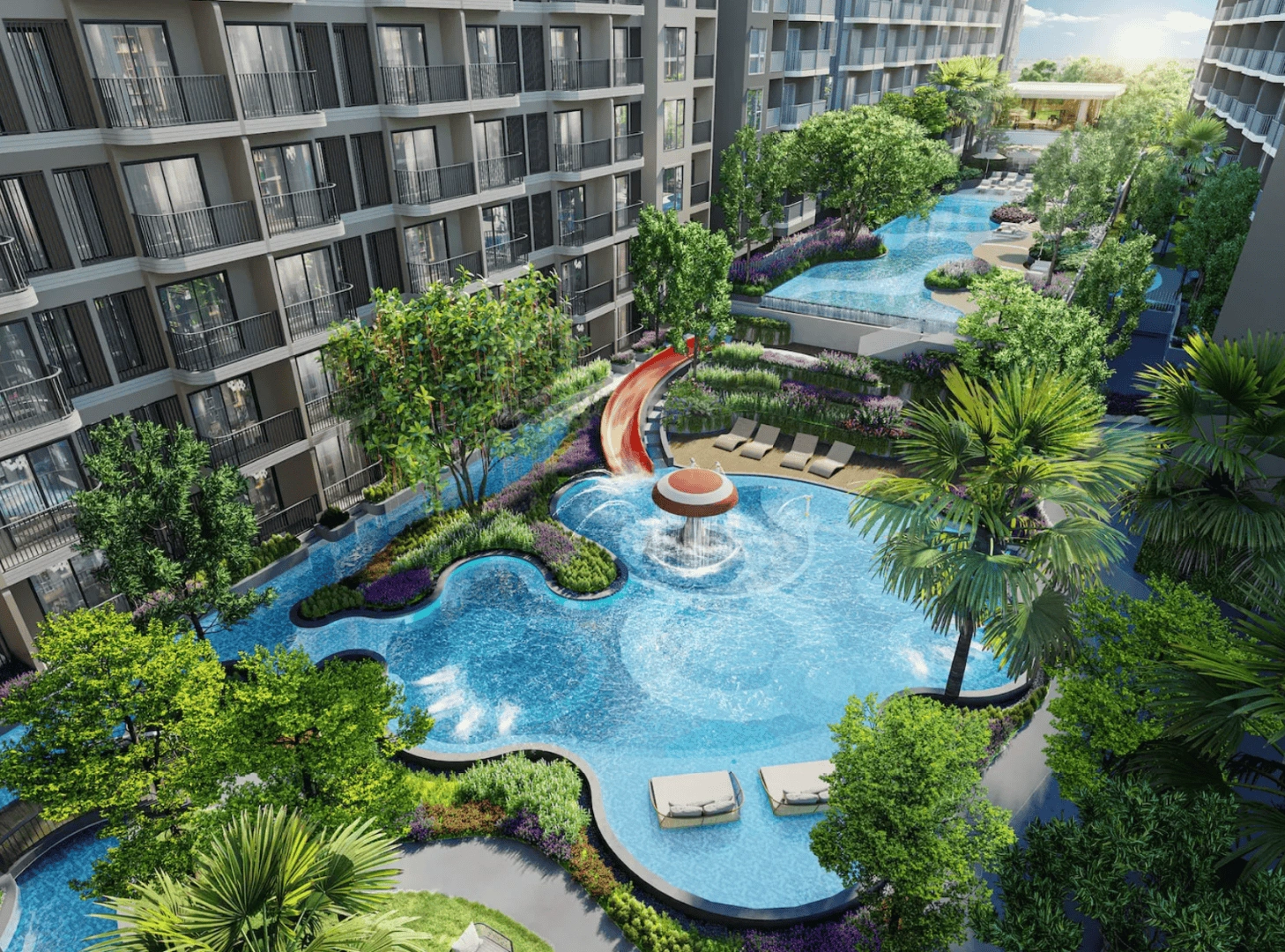 Модная недвижимость в отличном расположении в Паттайе, Таиланд