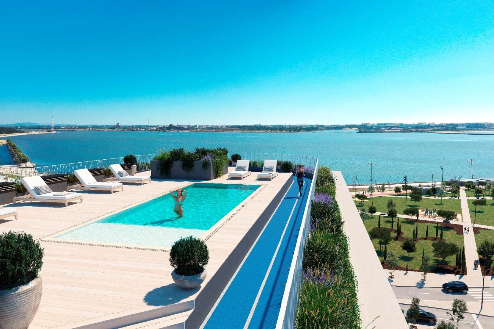 Жилой комплекс в районе Баррейру, Португалия