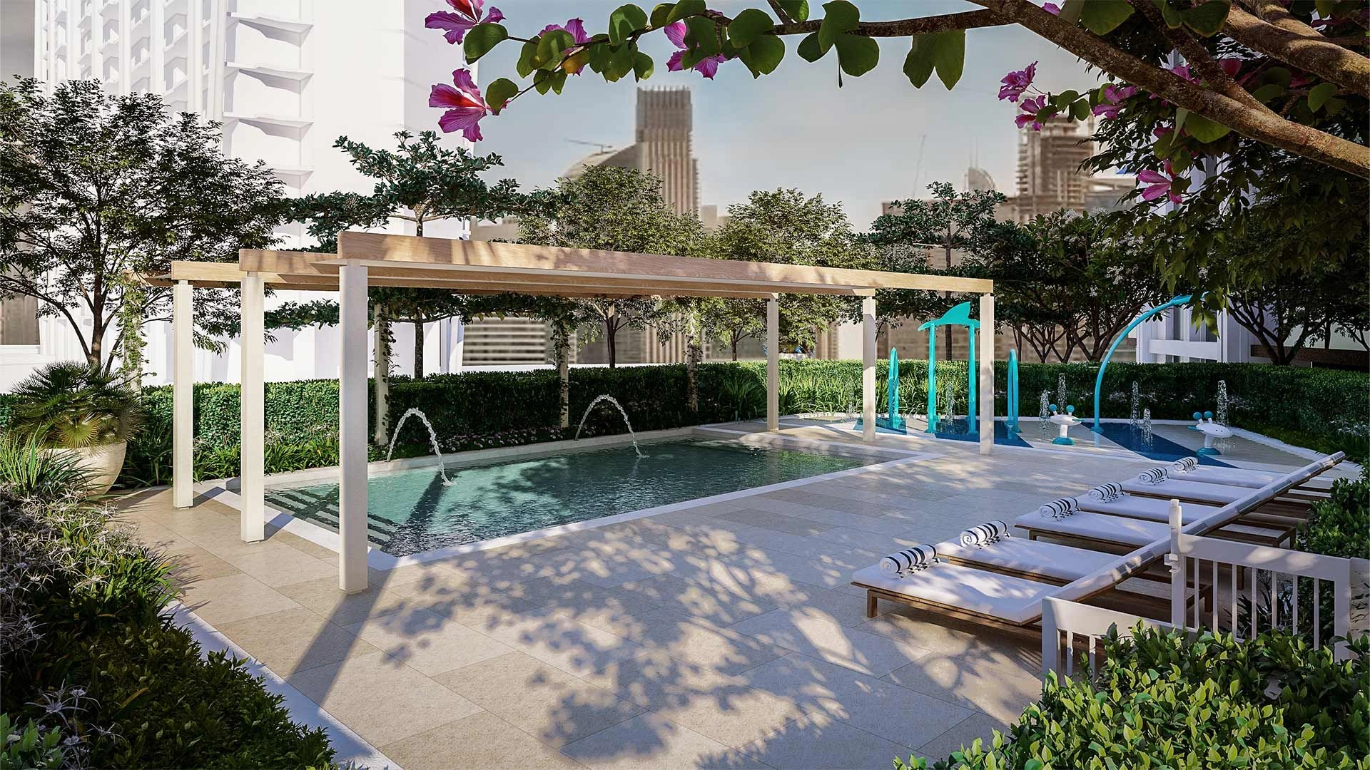 Премиальный комплекс из двух 52-этажных небоскребов