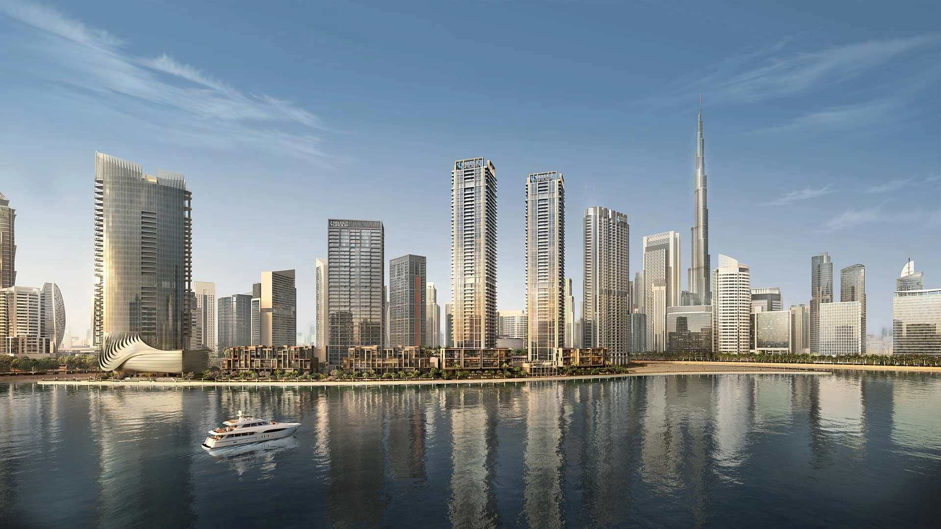 Премиальный комплекс из двух 52-этажных небоскребов