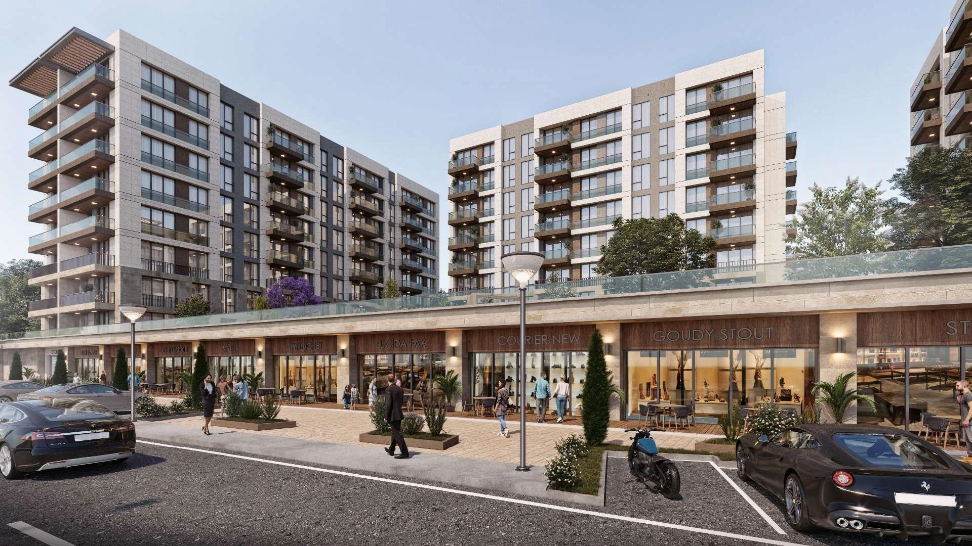 Современный комплекс в районе Авджылар в Стамбуле