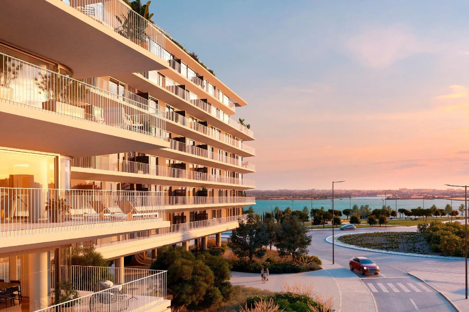 Жилой комплекс в районе Баррейру, Португалия