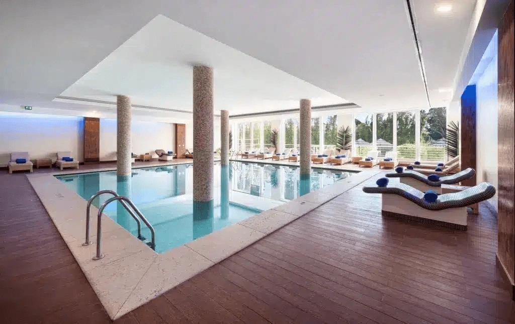 Hotel complex in luxury resort of Quinta do Lago, Portugal