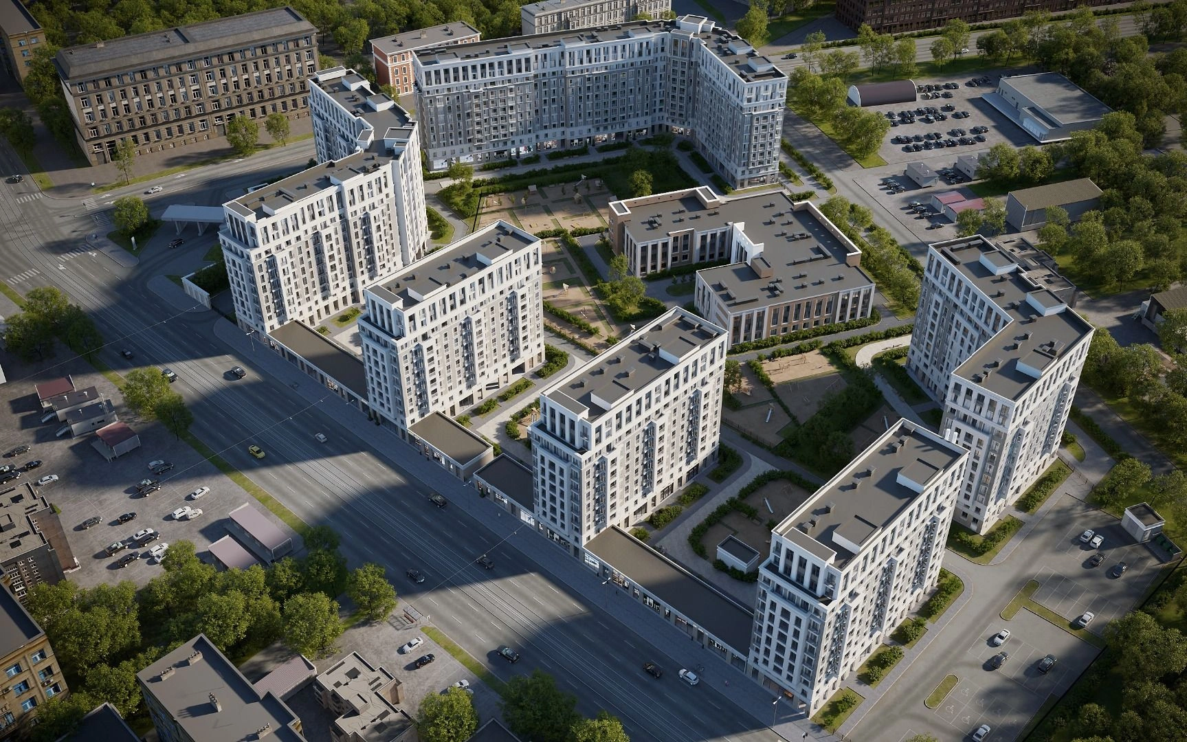 Роскошный комплекс на Сызранской улице в СПб