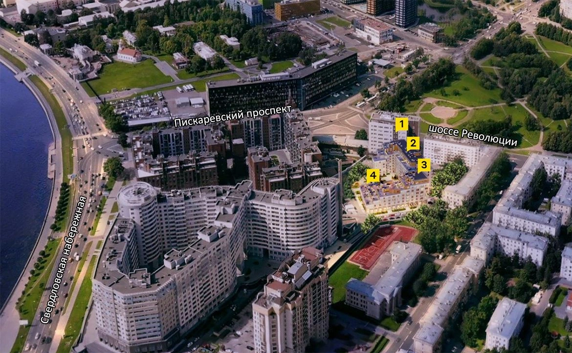 Жилой комплекс на Пискаревском проспекте