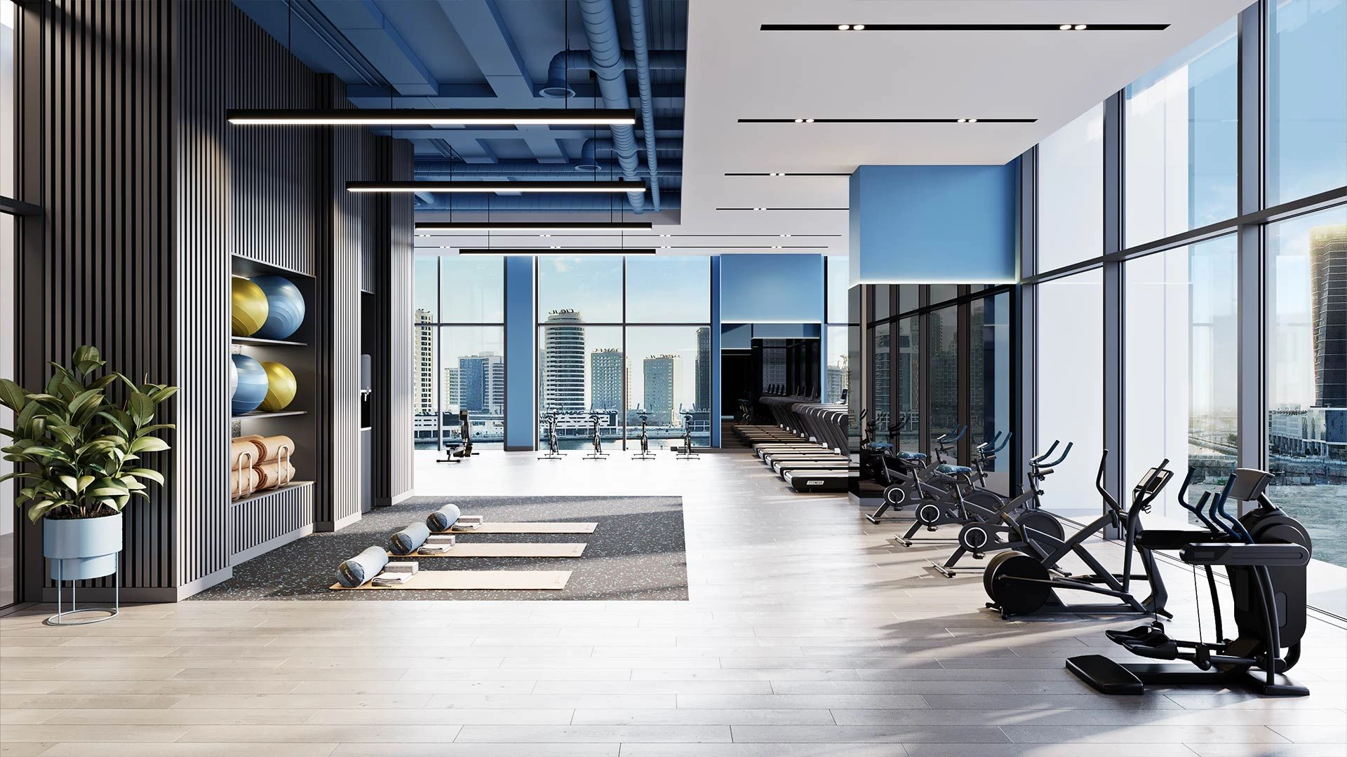 Премиальный комплекс из двух 52-этажных небоскребов