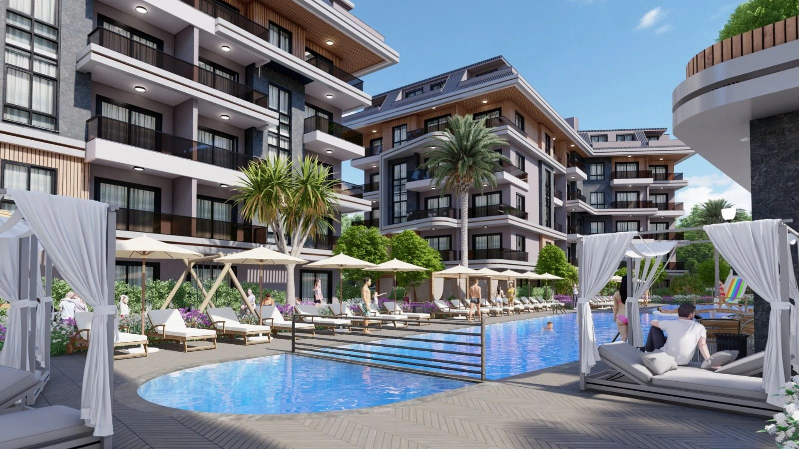 New residential complex in a prestigious area of Alanya