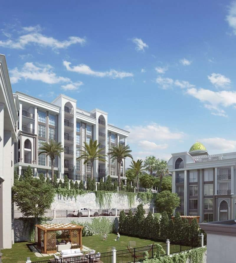 Величественный комплекс резиденций в Каргиджак, Аланья