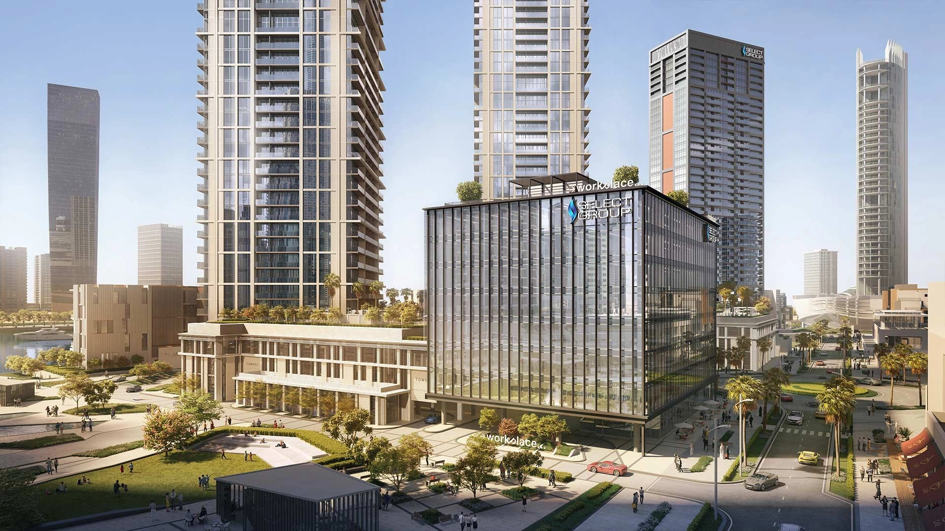 Премиальный комплекс из двух 52-этажных небоскребов