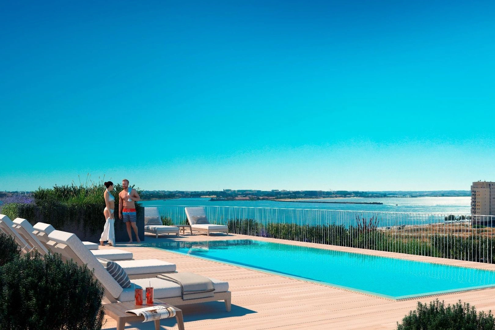 Жилой комплекс в районе Баррейру, Португалия