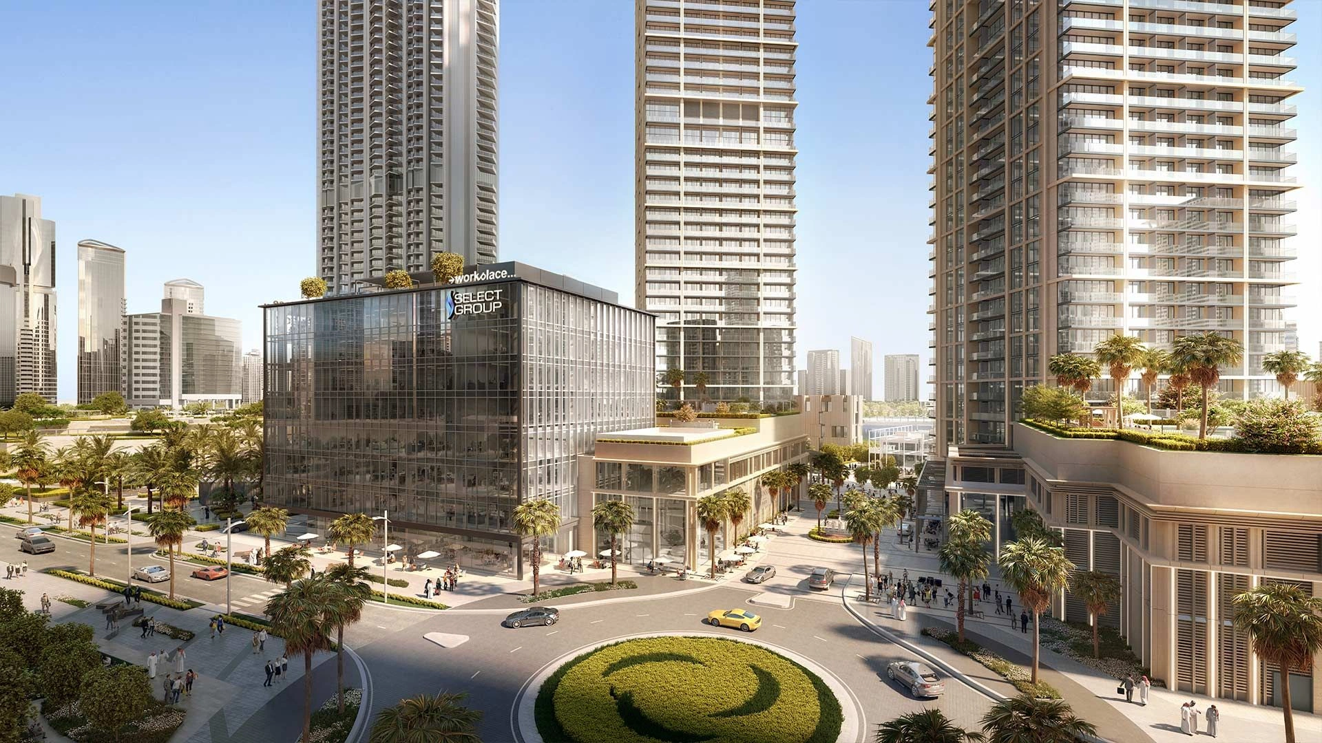 Премиальный комплекс из двух 52-этажных небоскребов