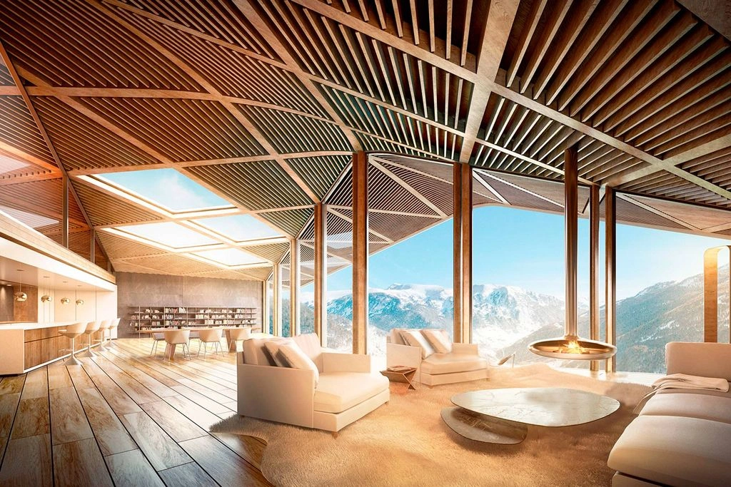 Уютный пентхаус 3+1 в Ордино, Андорра