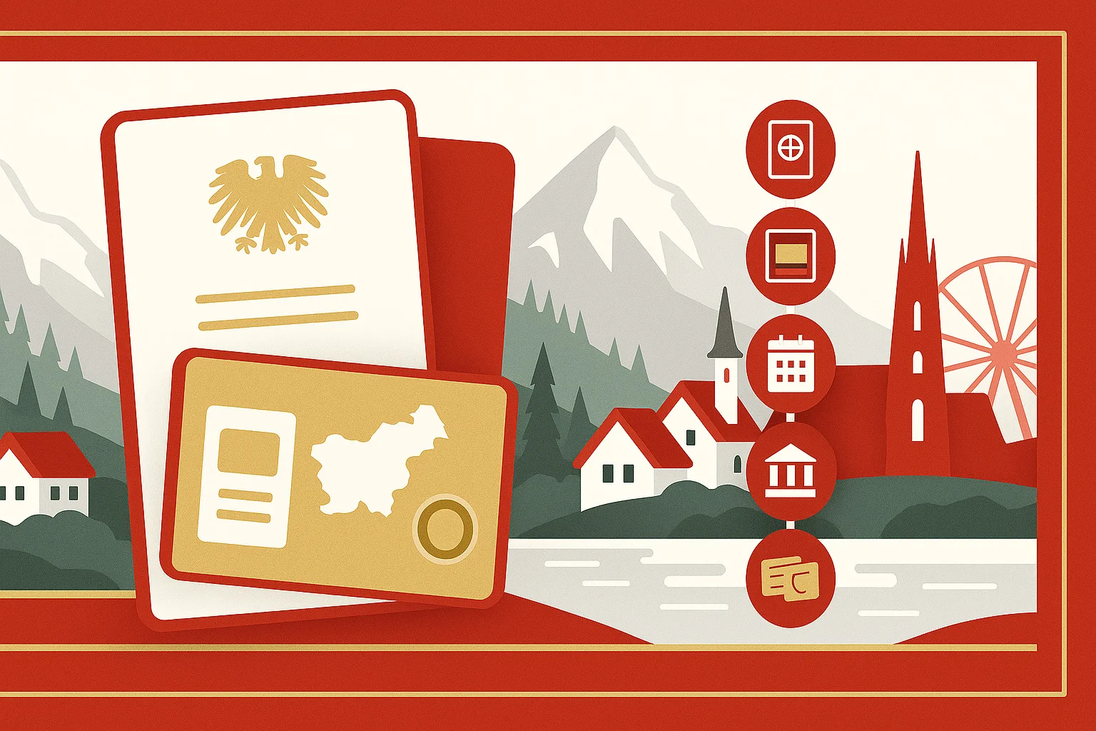 Как получить вид на жительство в Австрии в 2025 году — разрешения и карты