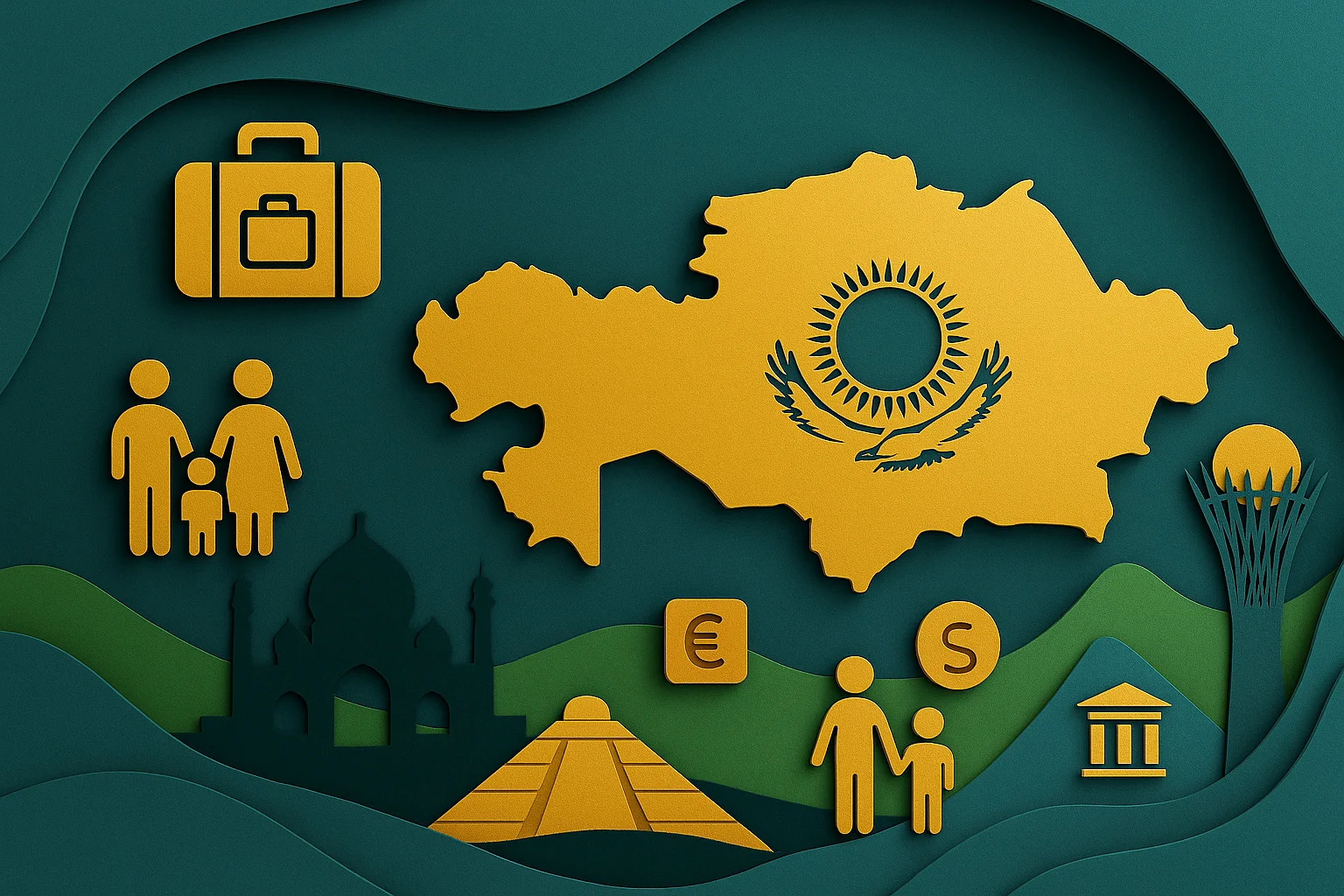 Вид на жительство в Казахстане 2026 — работа, учёба и семейные разрешения