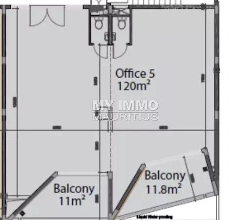 Офис 120 m² в Гранд-Ривьер-Нуар, Маврикий