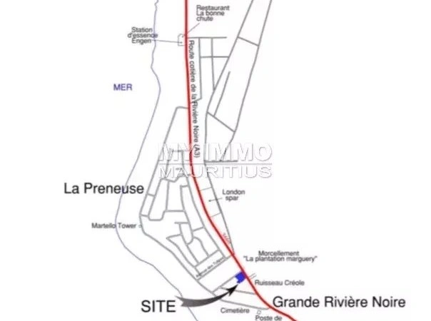 Офис 120 m² в Гранд-Ривьер-Нуар, Маврикий