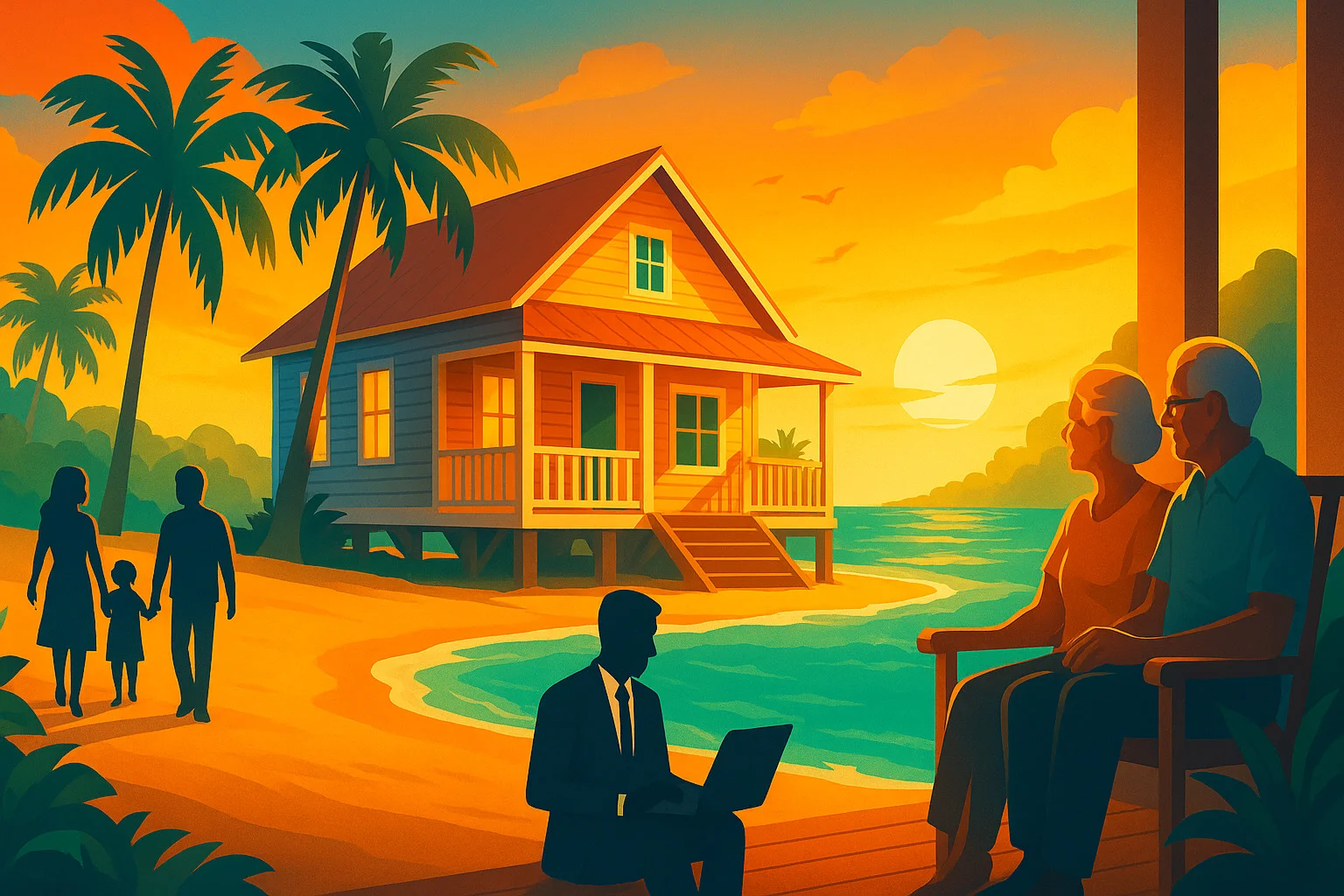 Как получить вид на жительство в Белизе в 2026 — работа, пенсия и семья