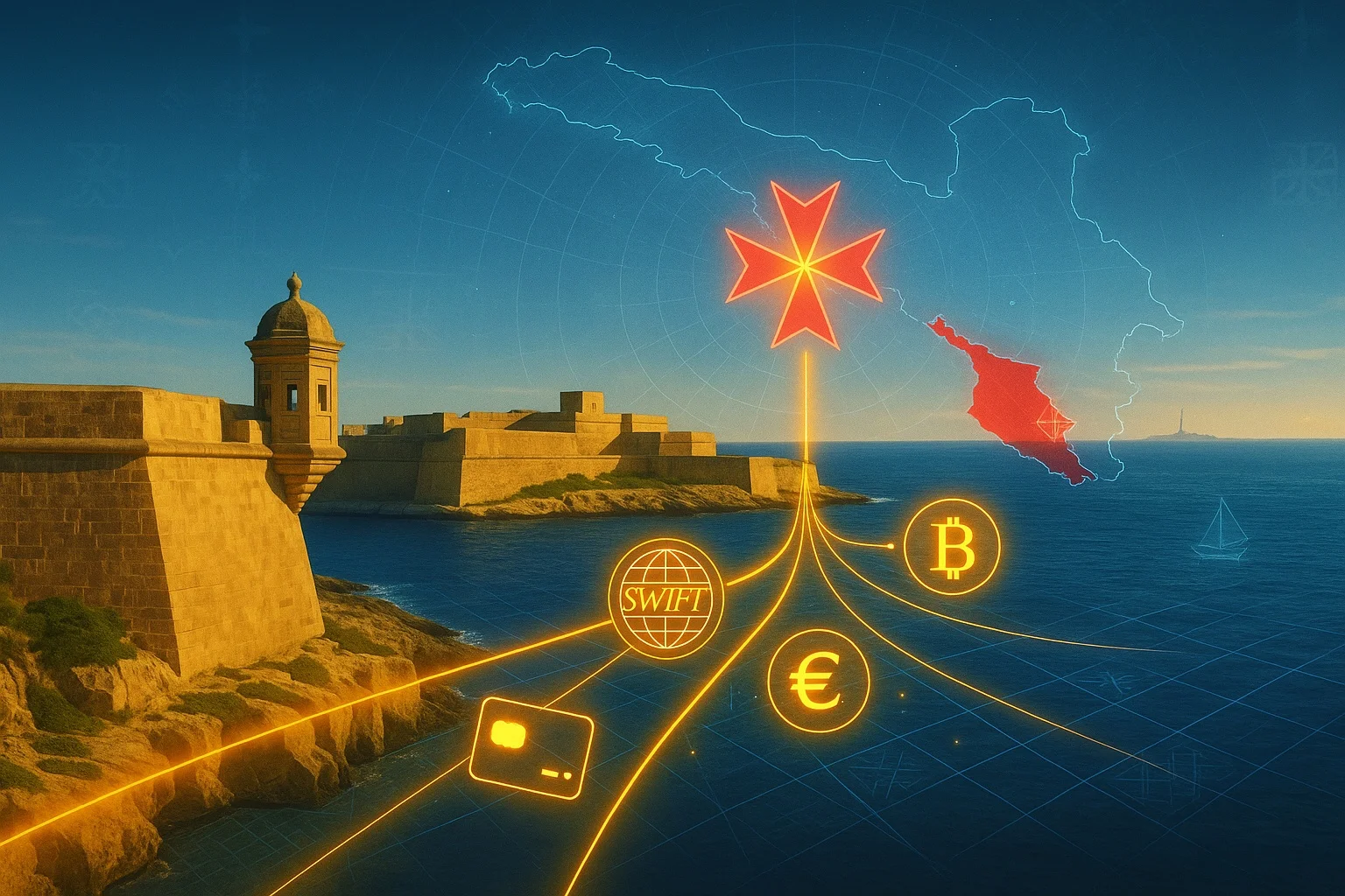 Отправка денег на Мальту — SEPA EUR на MT IBAN, простое руководство