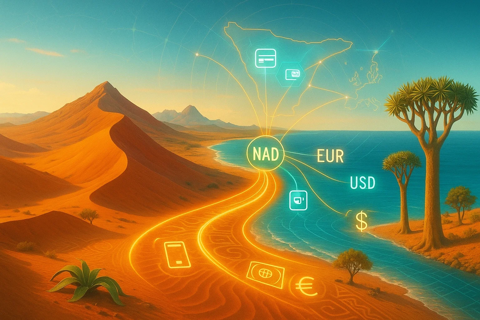 Отправка денег в Намибию — USD/EUR в NAD, краткое руководство