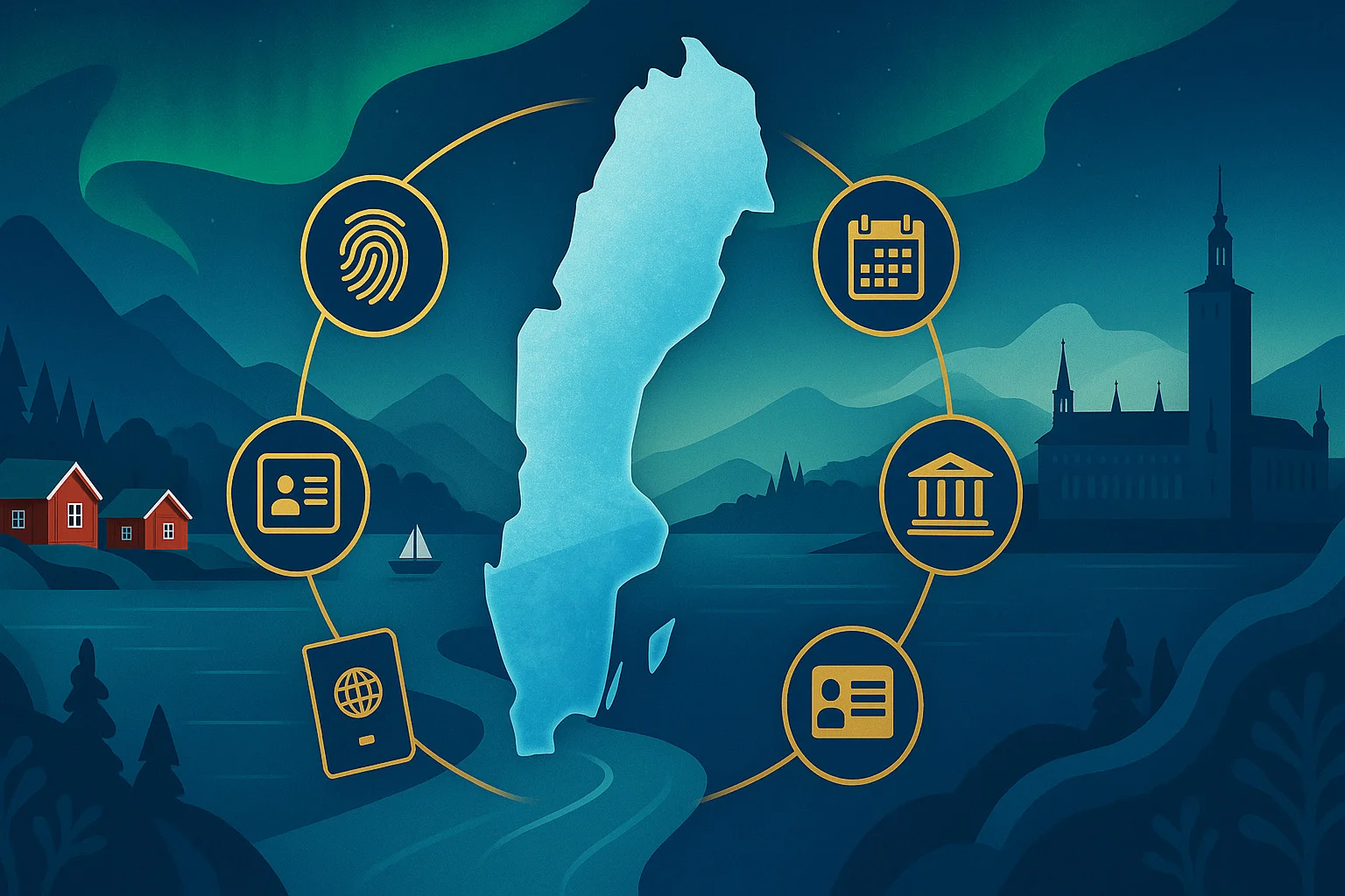 Как подать заявление на вид на жительство в Швеции в 2025 году — разрешения, карты Migrationsverket и продление