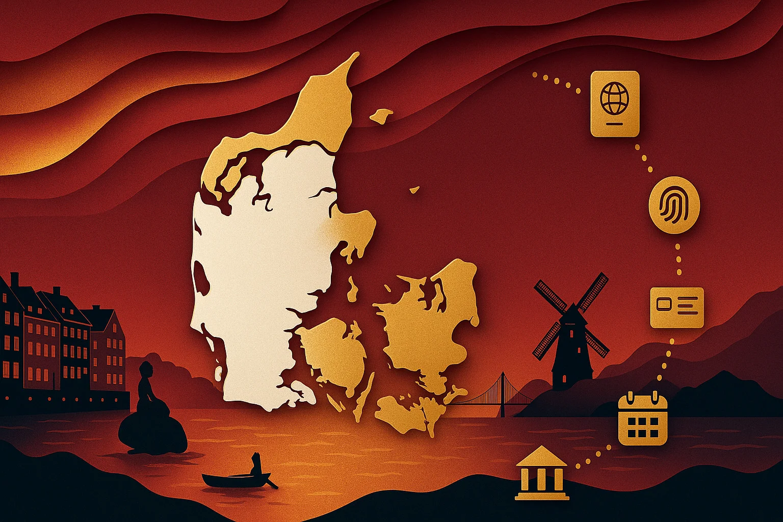 Как получить вид на жительство в Дании в 2025 году — правила, разрешения и карты