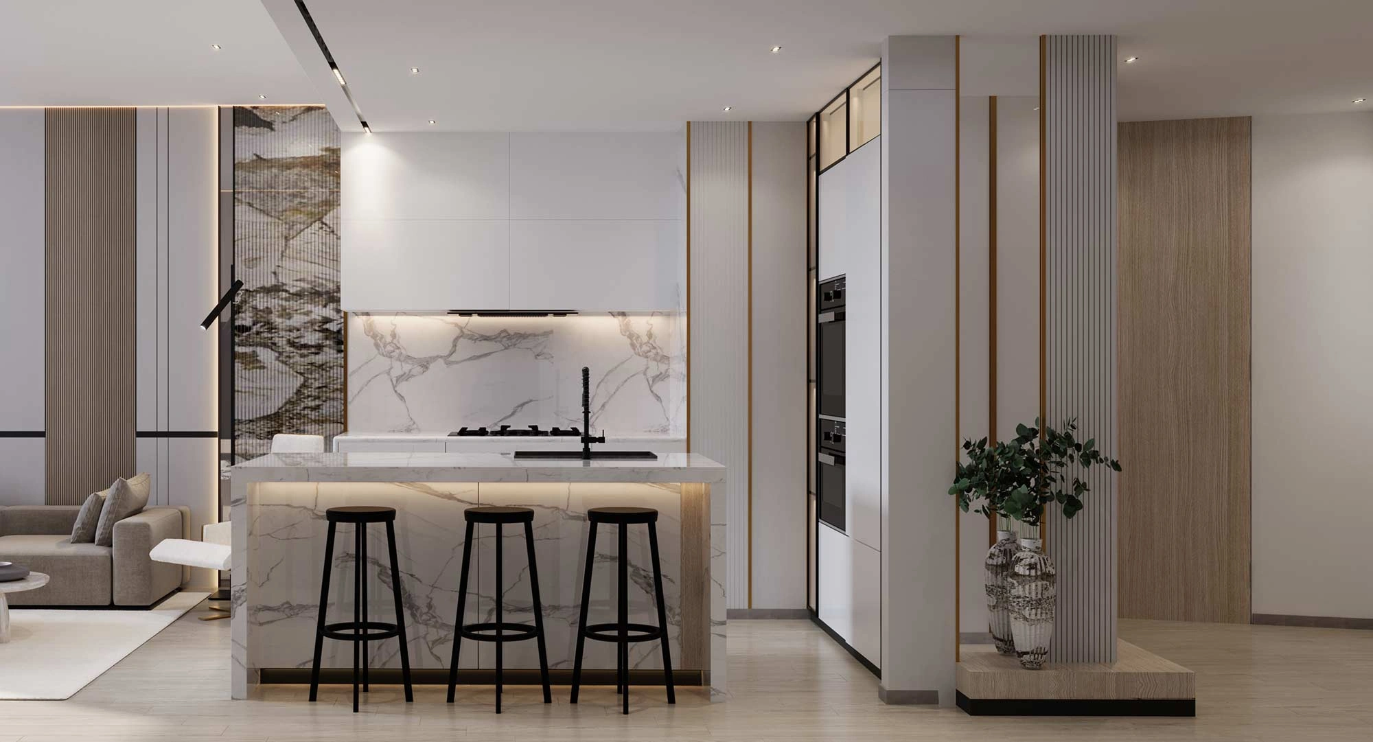 Современные апартаменты в Дубае, ОАЭ