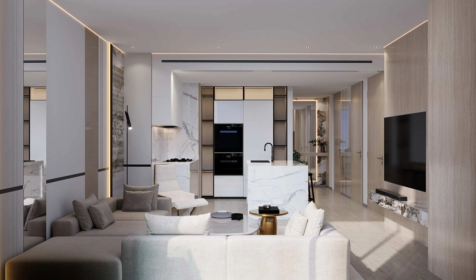 Современные апартаменты в Дубае, ОАЭ