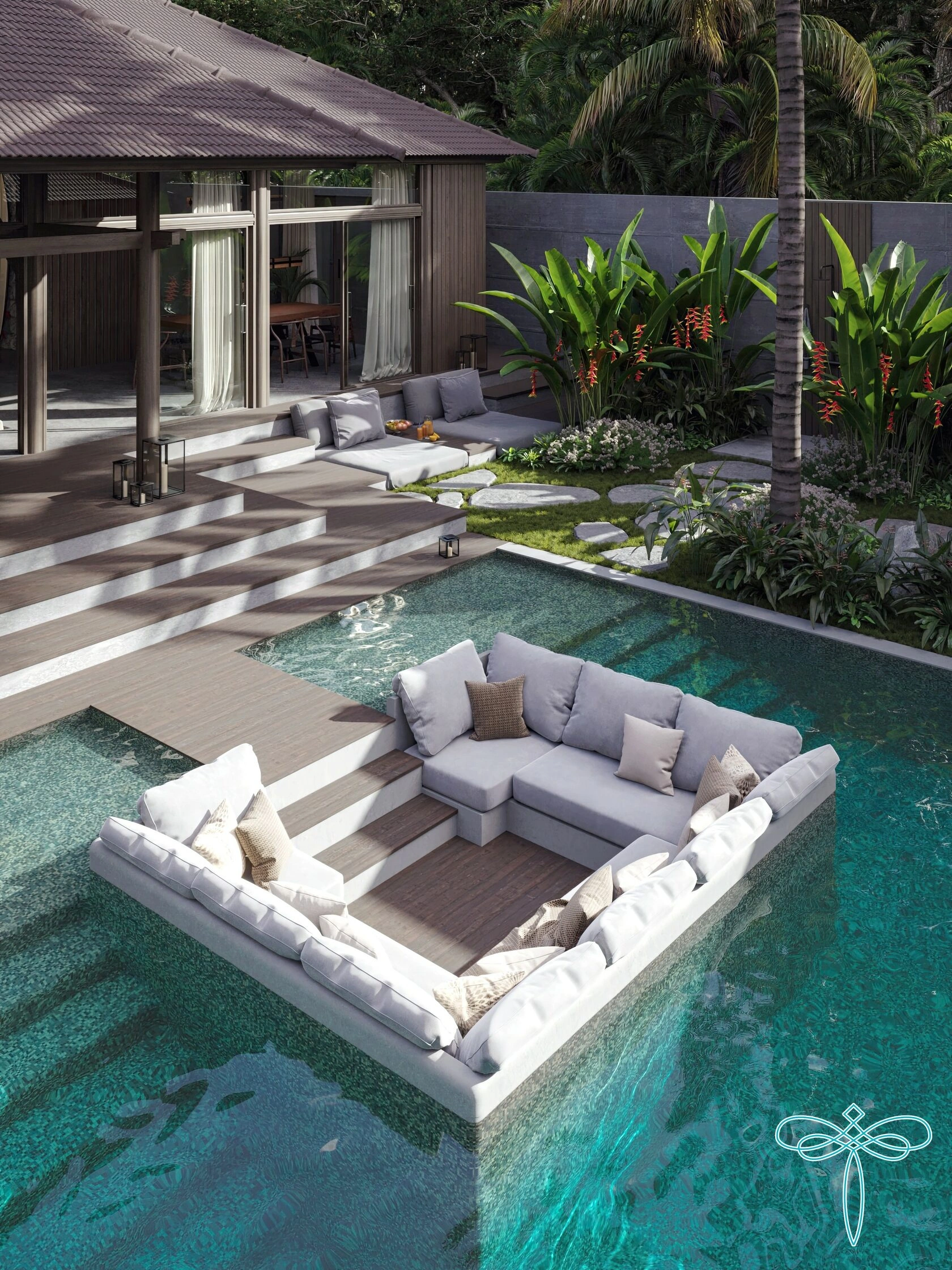 Элегантная вилла 284 m2 на полуострове Букит, Бали