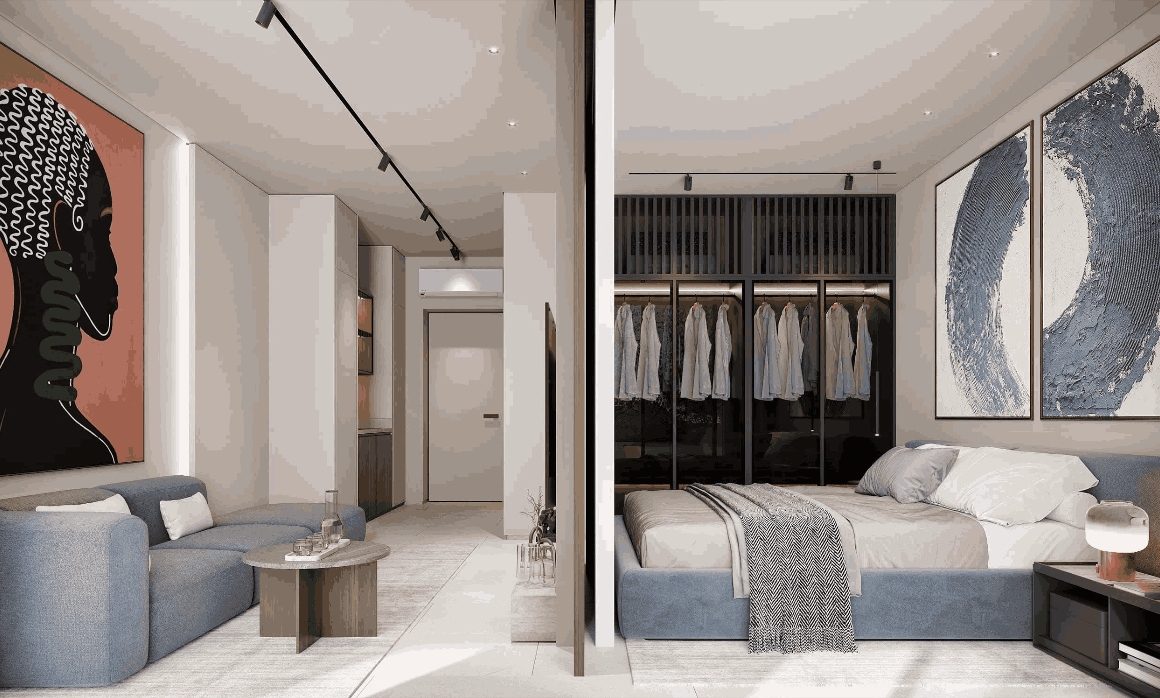 Элегантная квартира с 2 спальнями в Чангу, Бали