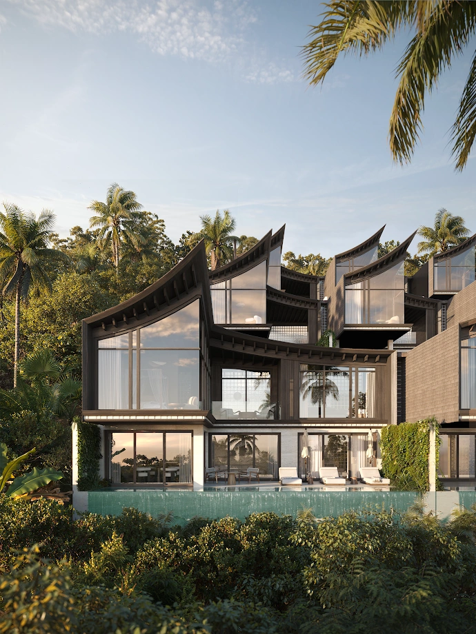 Виллы с открытым бассейном в Бадунге, Индонезия