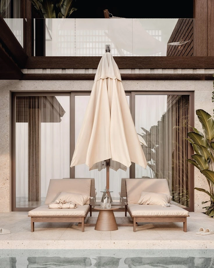 Виллы с открытым бассейном в Бадунге, Индонезия