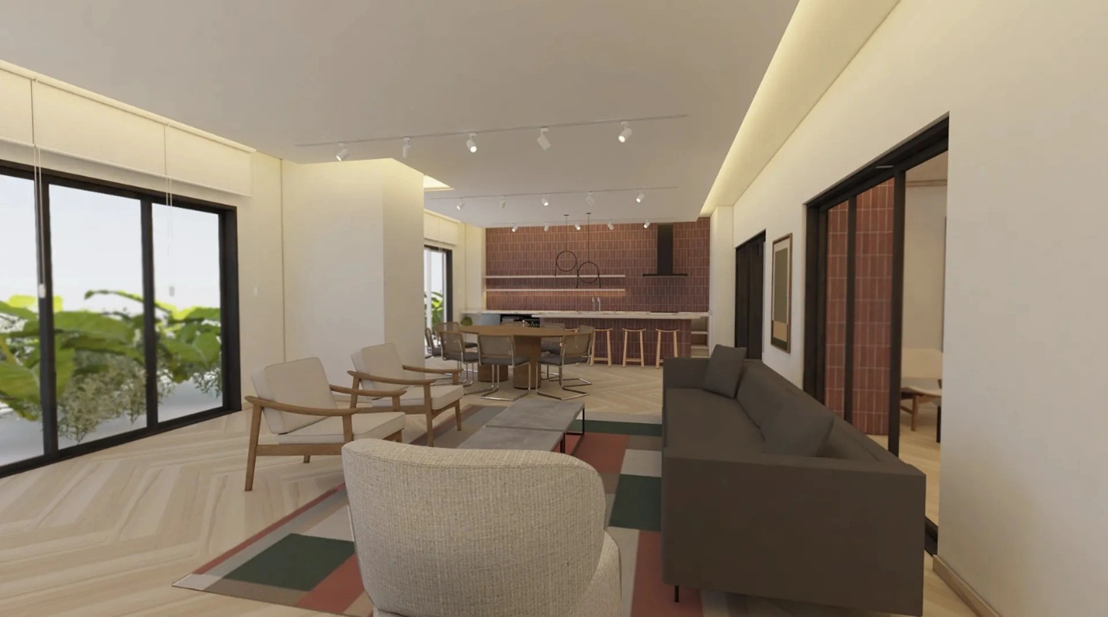 Апартаменты с открытым бассейном в Сан-Паулу, Бразилия