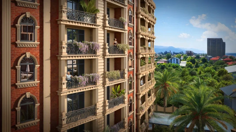 Светлая квартира в Батуми, Грузия