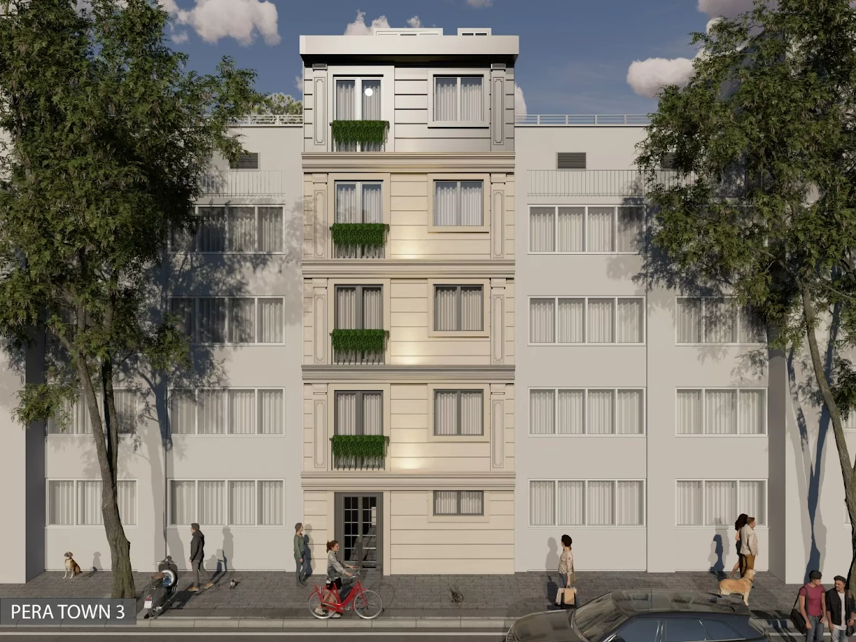 Квартира с панорамным видом в бутик‑отеле в Стамбуле, Турция