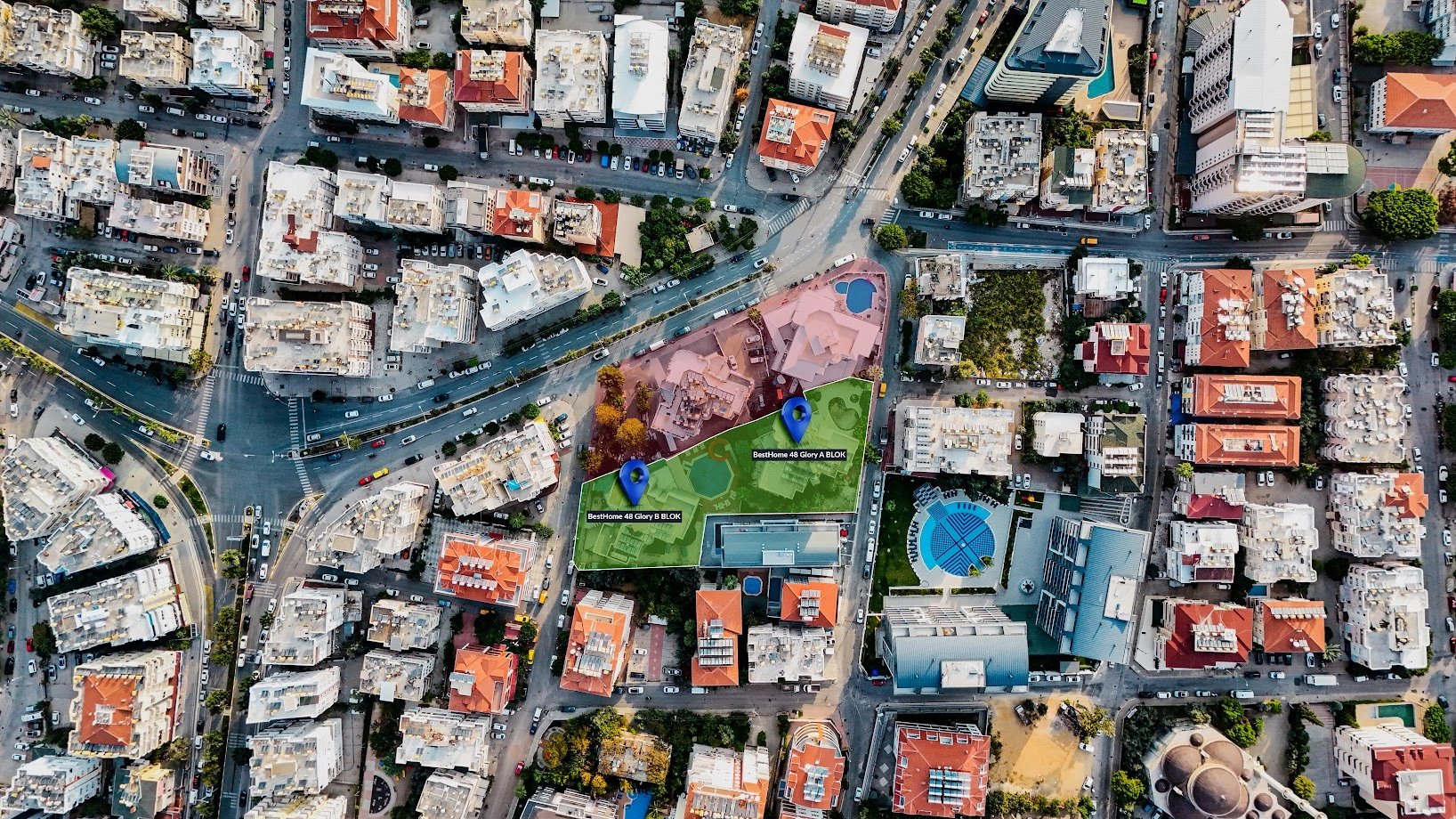 Апартаменты с открытым бассейном в Аланье, Турция