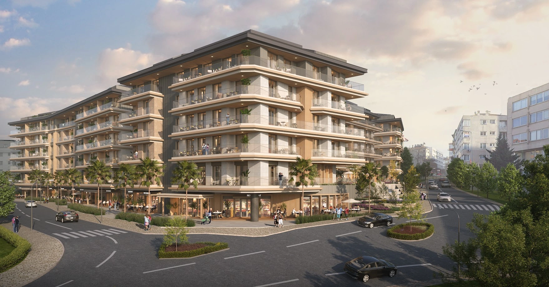 Квартиры с открытой парковкой в Стамбуле, Турция