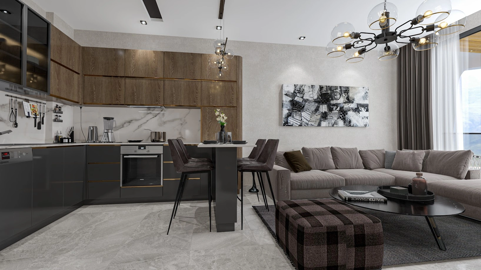 Квартиры с детским бассейном в Аланье, Турция