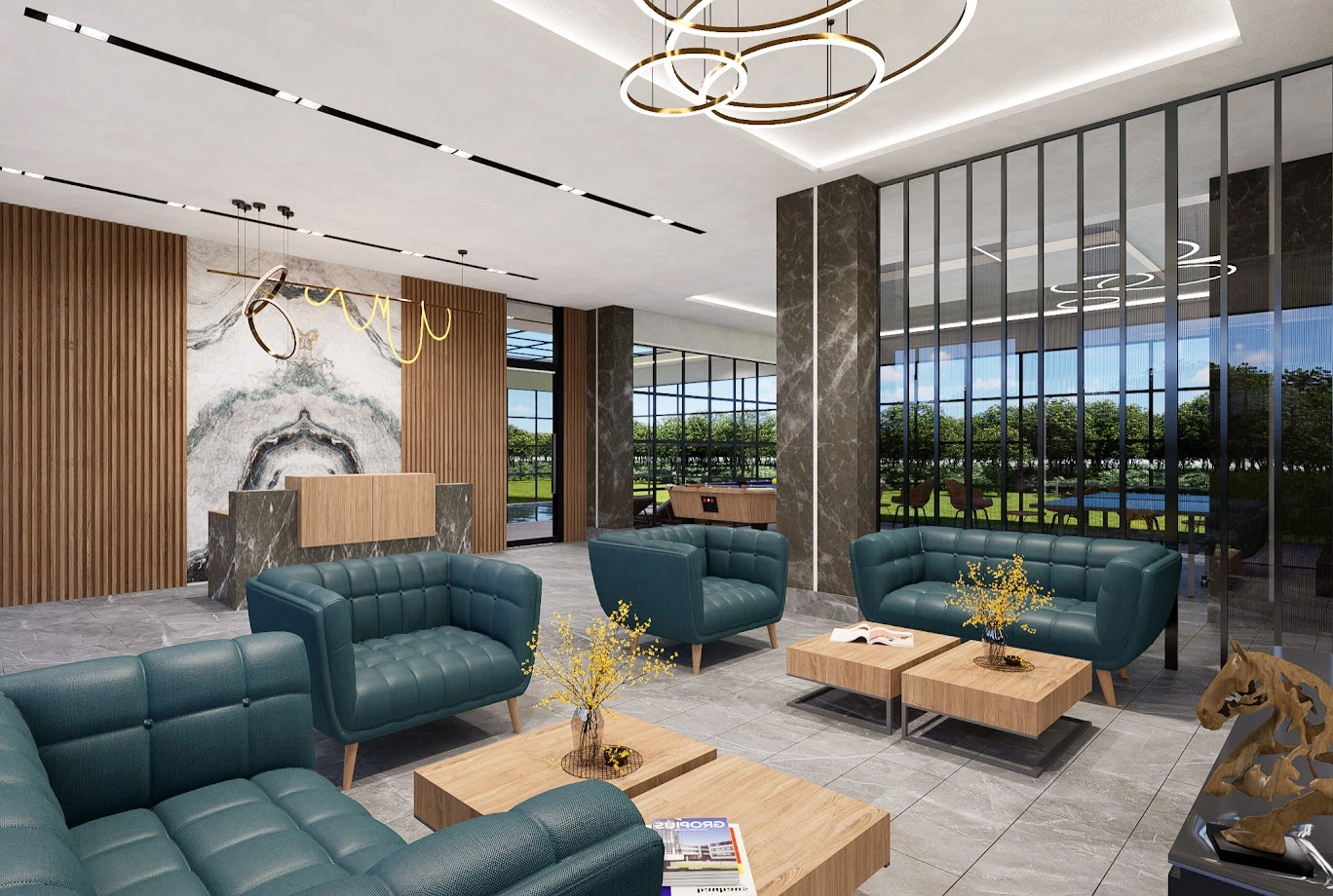 Апартаменты с открытым бассейном в Алании, Турция