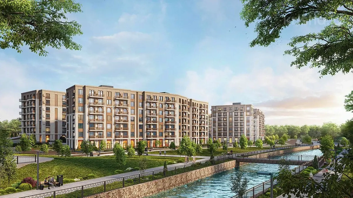 Современная квартира 77 м² в Шымкенте, Казахстан