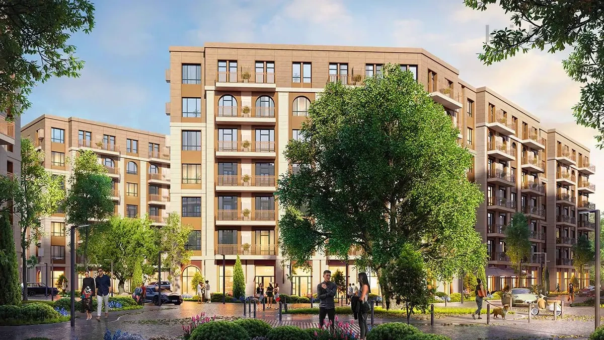 Современная квартира 77 м² в Шымкенте, Казахстан