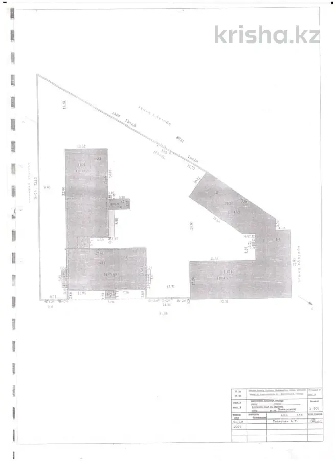 Просторный участок площадью 3950 м² в Актобе, Казахстан
