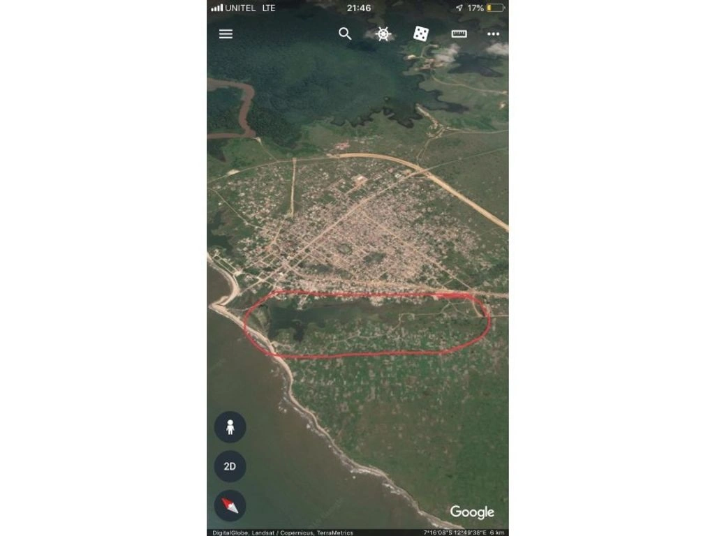 Соляной участок с правом концессии в Нзето, Ангола