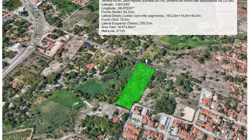 Земельный участок 1,887,494 m² в Форталезе, Бразилия