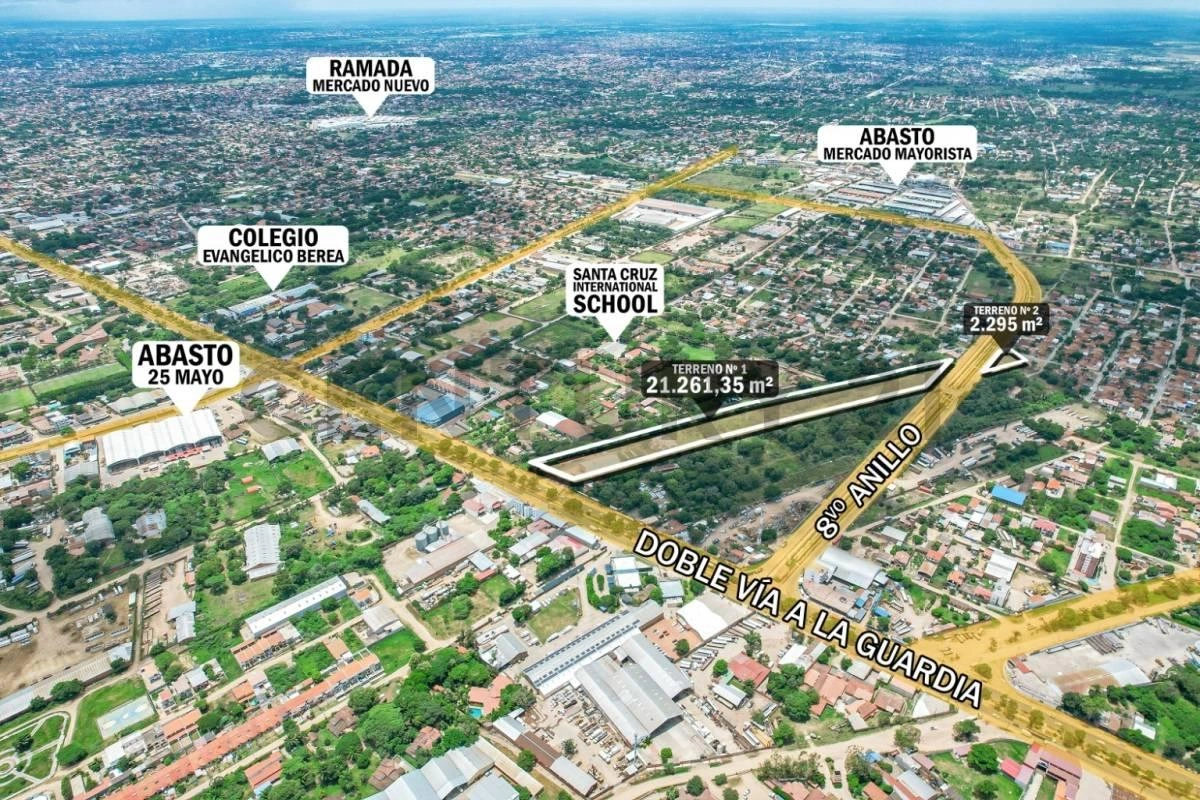 Участок площадью 21261 m² в Санта-Крус-де-ла-Сьерра, Боливия