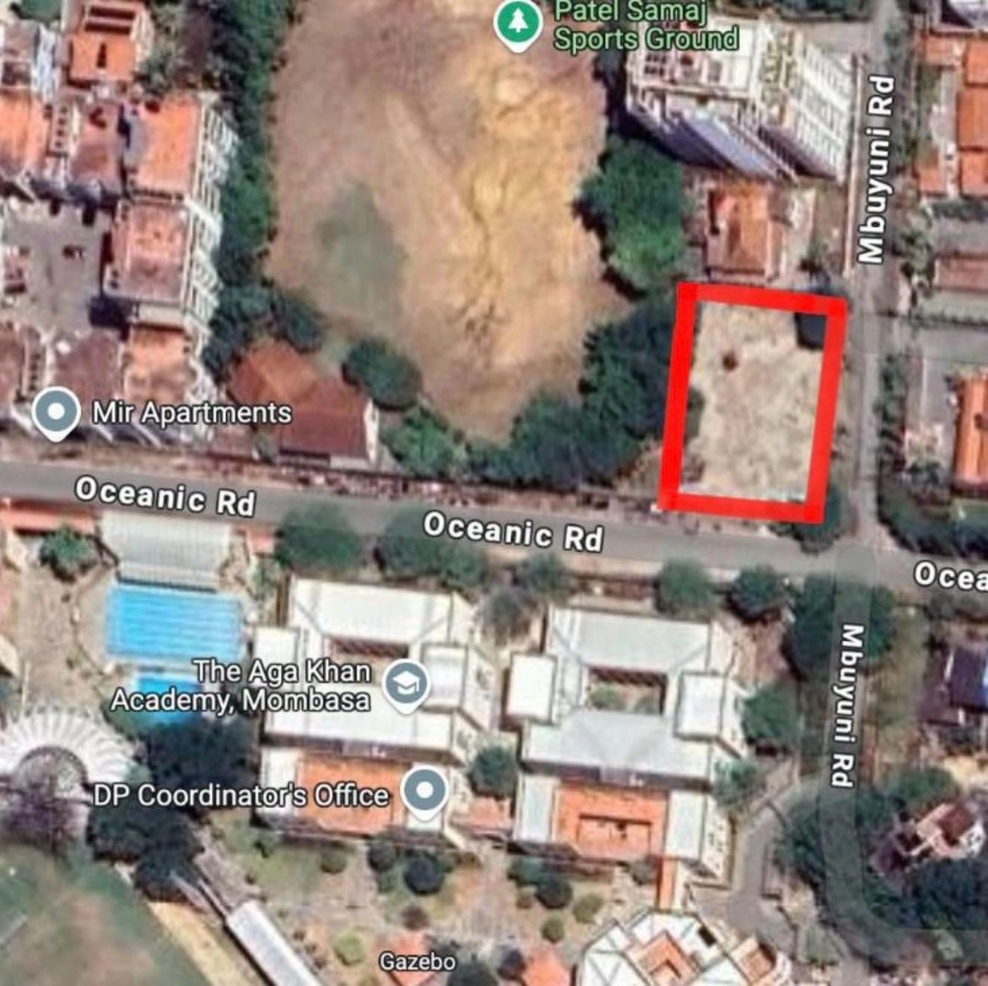 Участок 1200 m2 под строительство в Момбасе