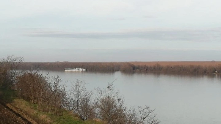 Участок на реке Дунай в Белграде, Сербия